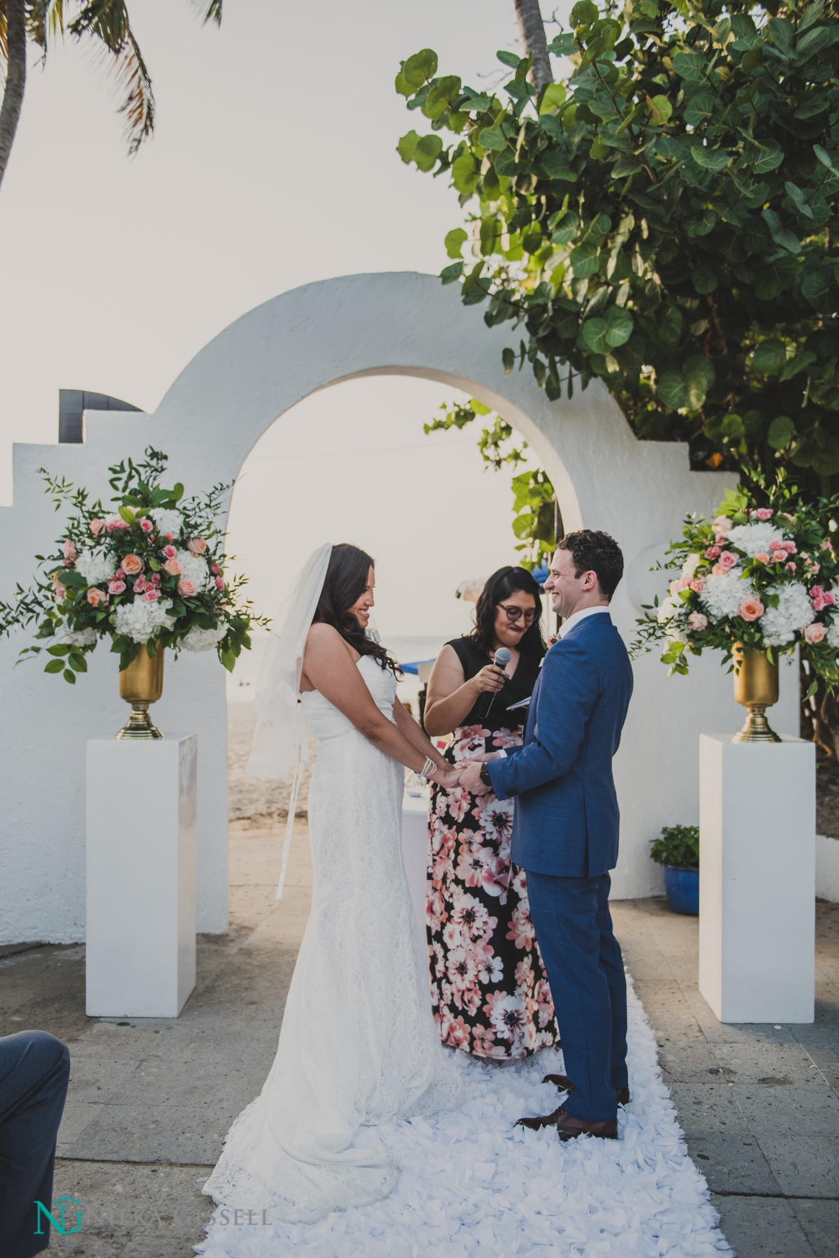 El San Juan Hotel Aquarelle on the Beach Wedding