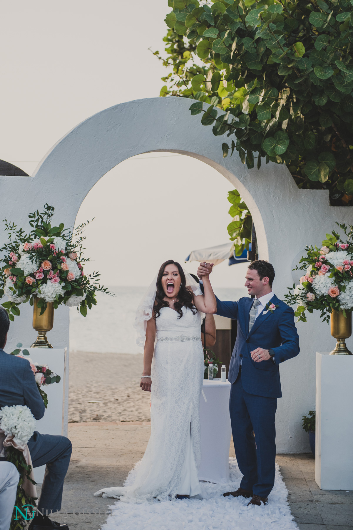 El San Juan Hotel Aquarelle on the Beach Wedding