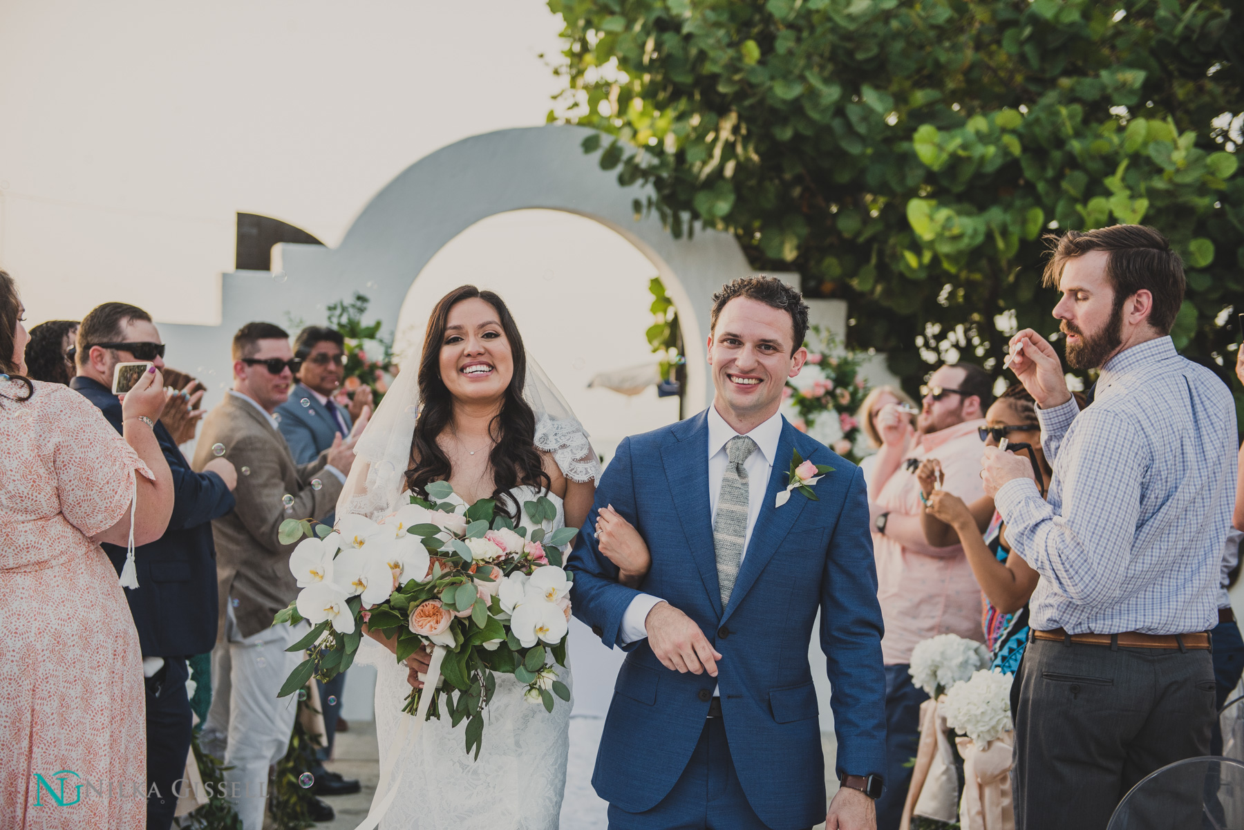 El San Juan Hotel Aquarelle on the Beach Wedding