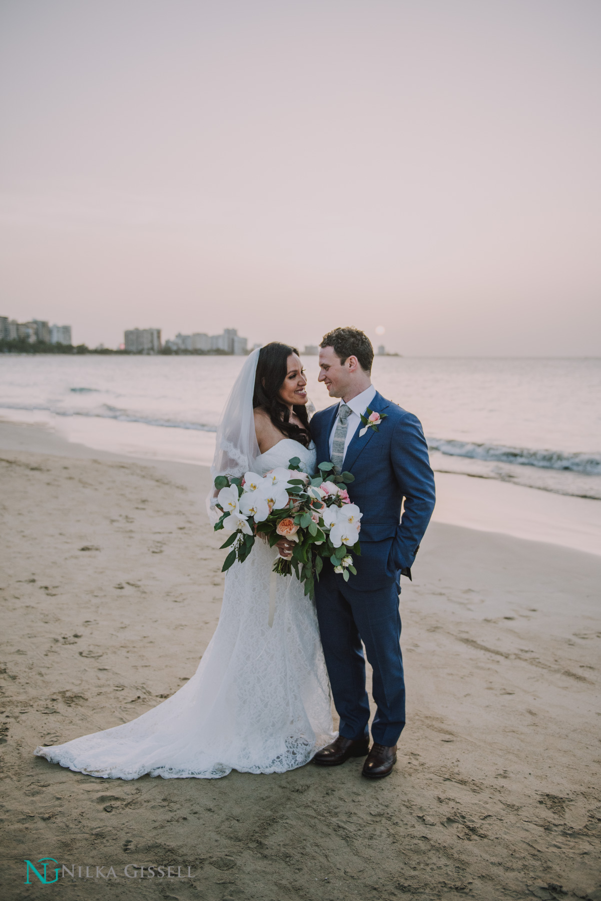 El San Juan Hotel Aquarelle on the Beach Wedding