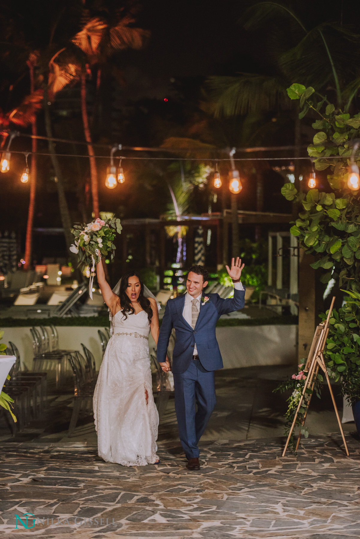 El San Juan Hotel Aquarelle on the Beach Wedding