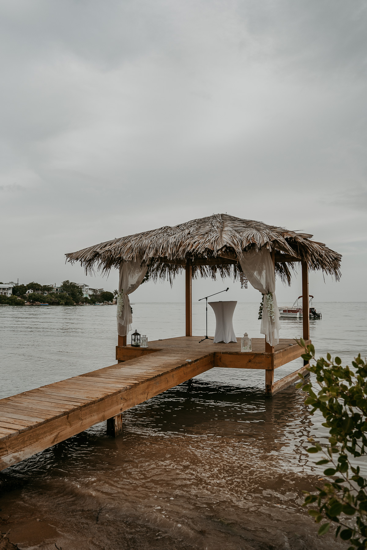 Copamarina Beach Resort Ocean Gazebo set up.