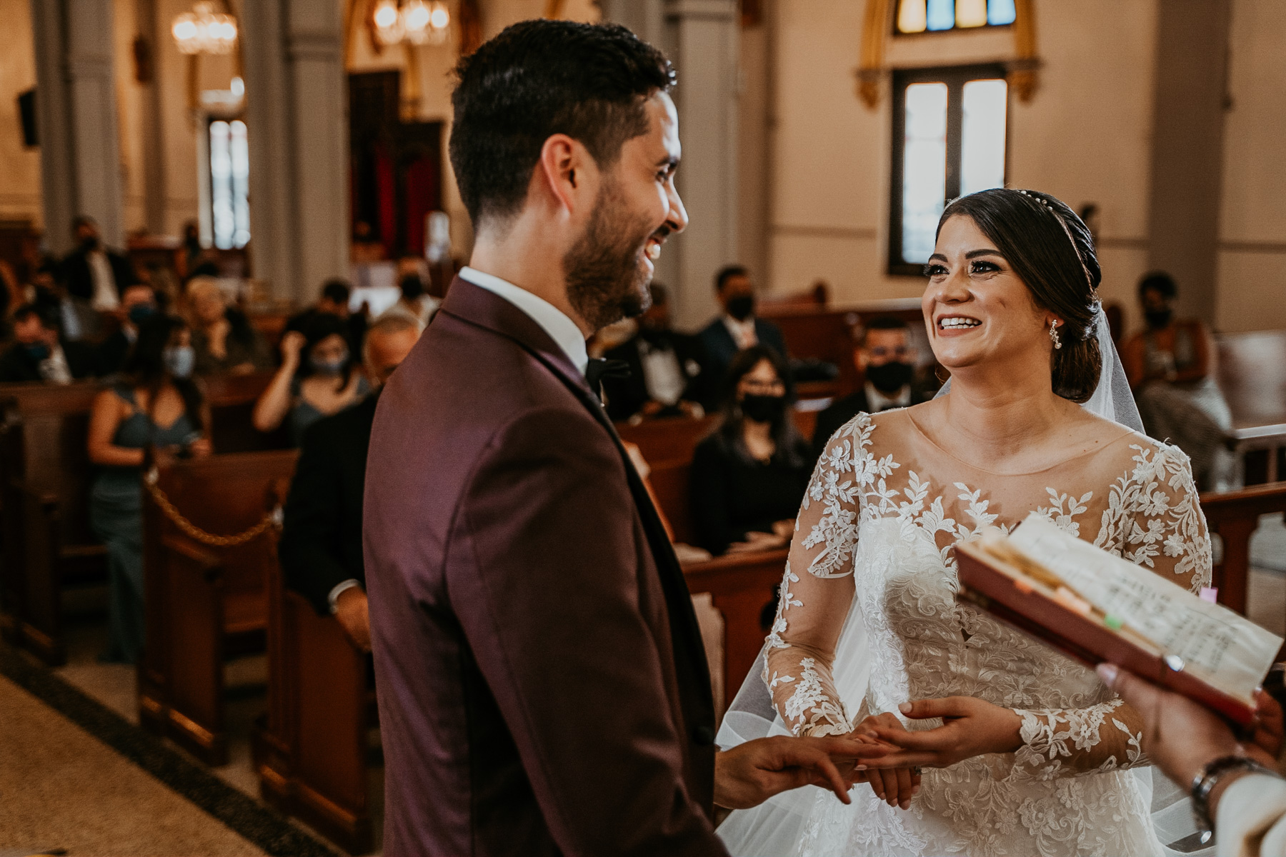 Wedding ceremony at Fairmont El San Juan Hotel