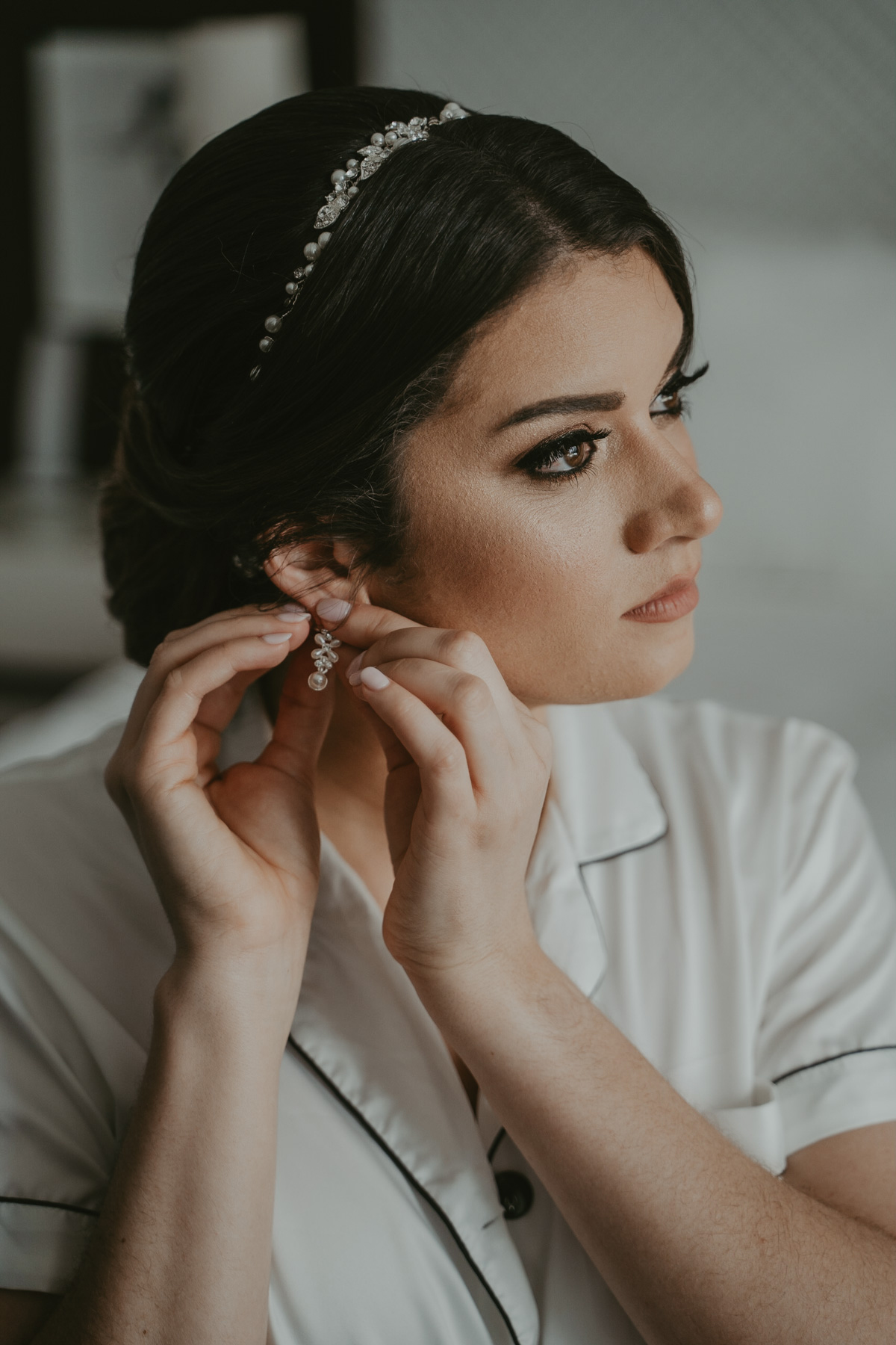 Bride Getting Ready at Fairmont El Hotel San Juan