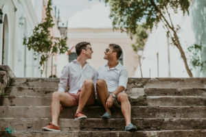 Gay Same Sex Old San Juan Engagement Session