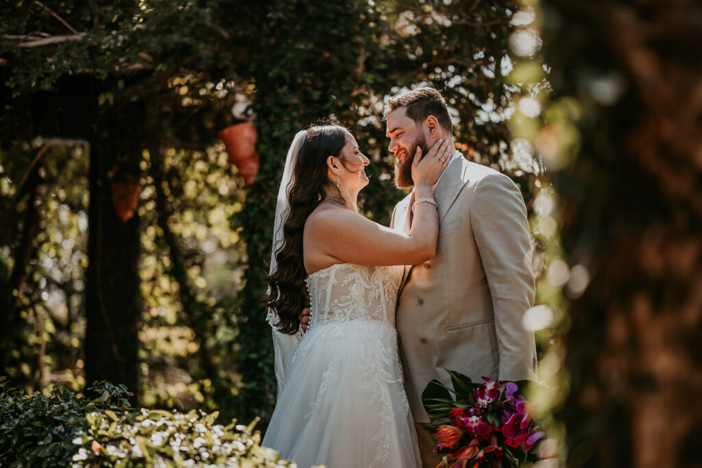 Hacienda Siesta Alegre Wedding Couple at the bridge