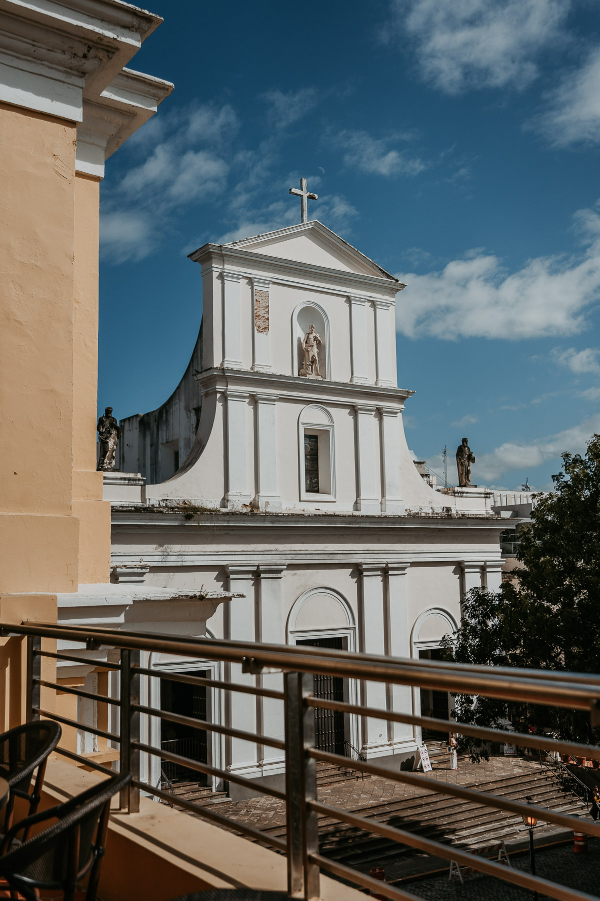 View of the San Cathedral from Hotel El Convento.