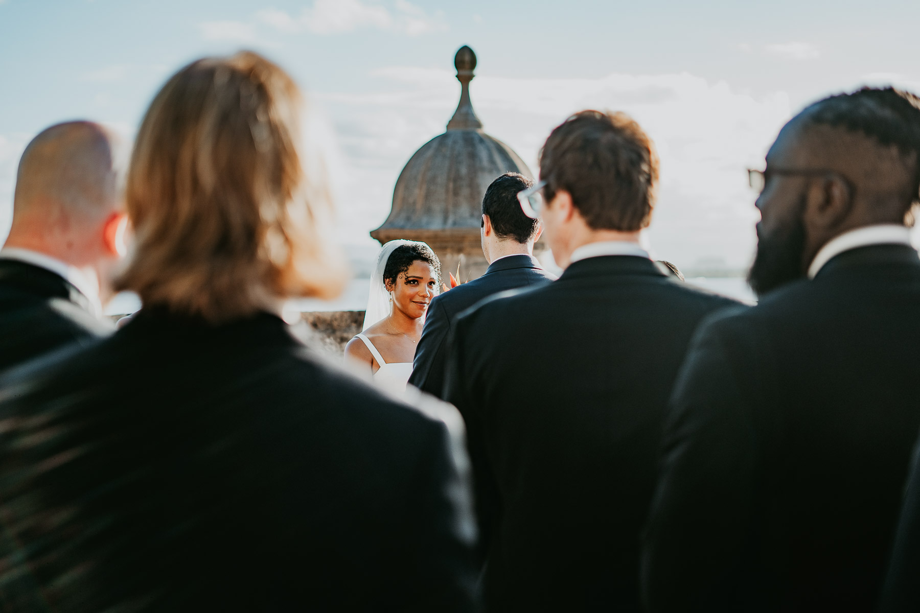 Wedding ceremony at La Rogativa.