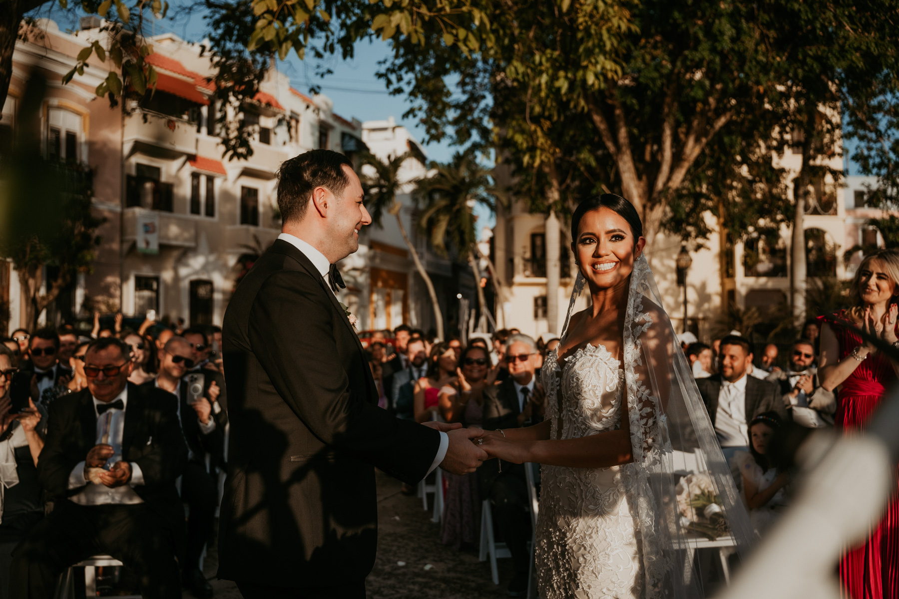 Beautiful ceremony at La Rogativa.