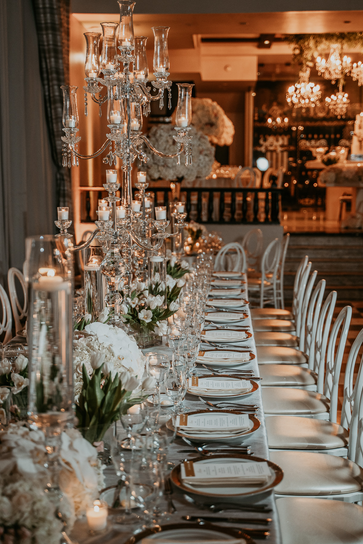 Wedding decor at Salon Campeche in Hotel El Convento.