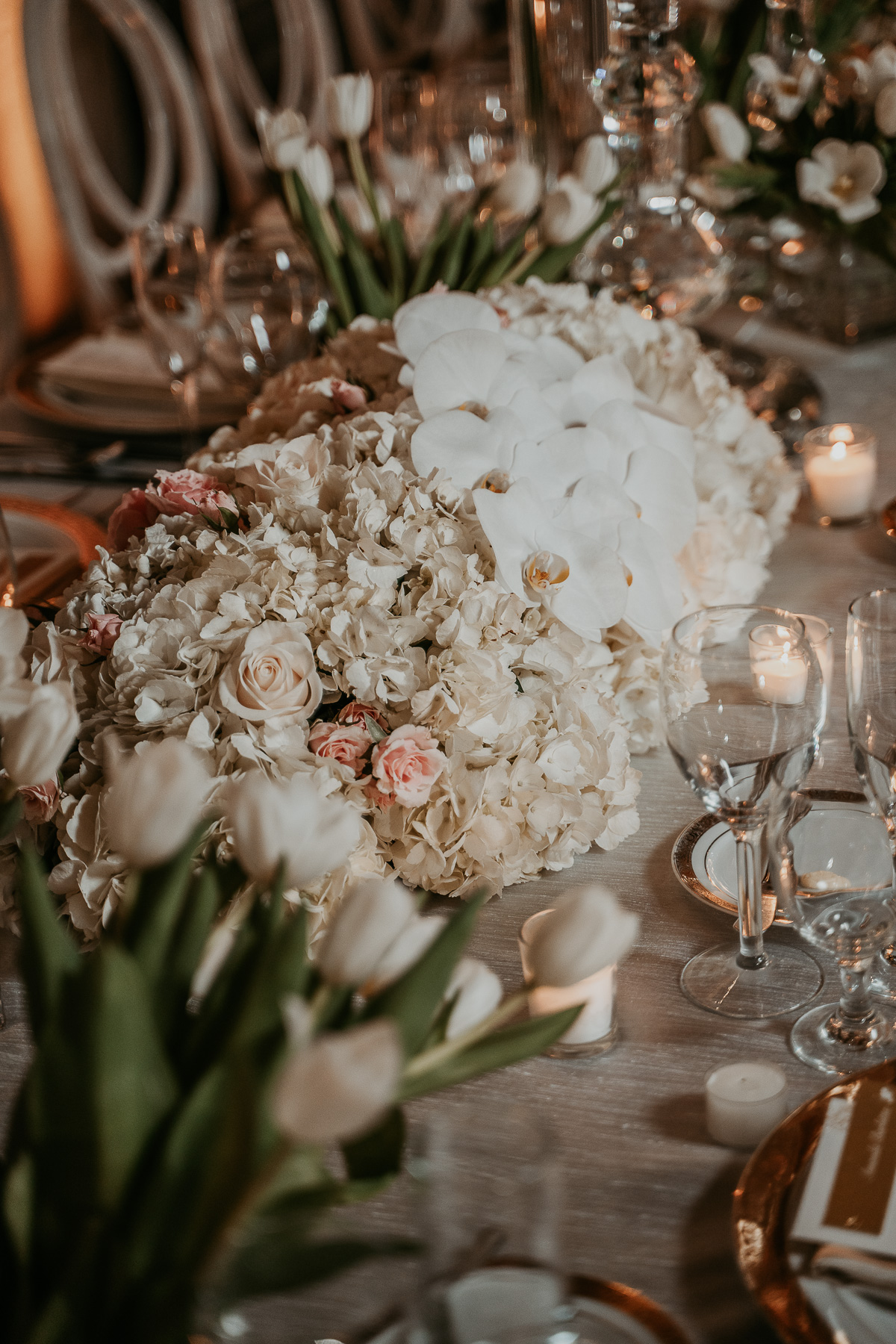 Wedding decor at Salon Campeche in Hotel El Convento.