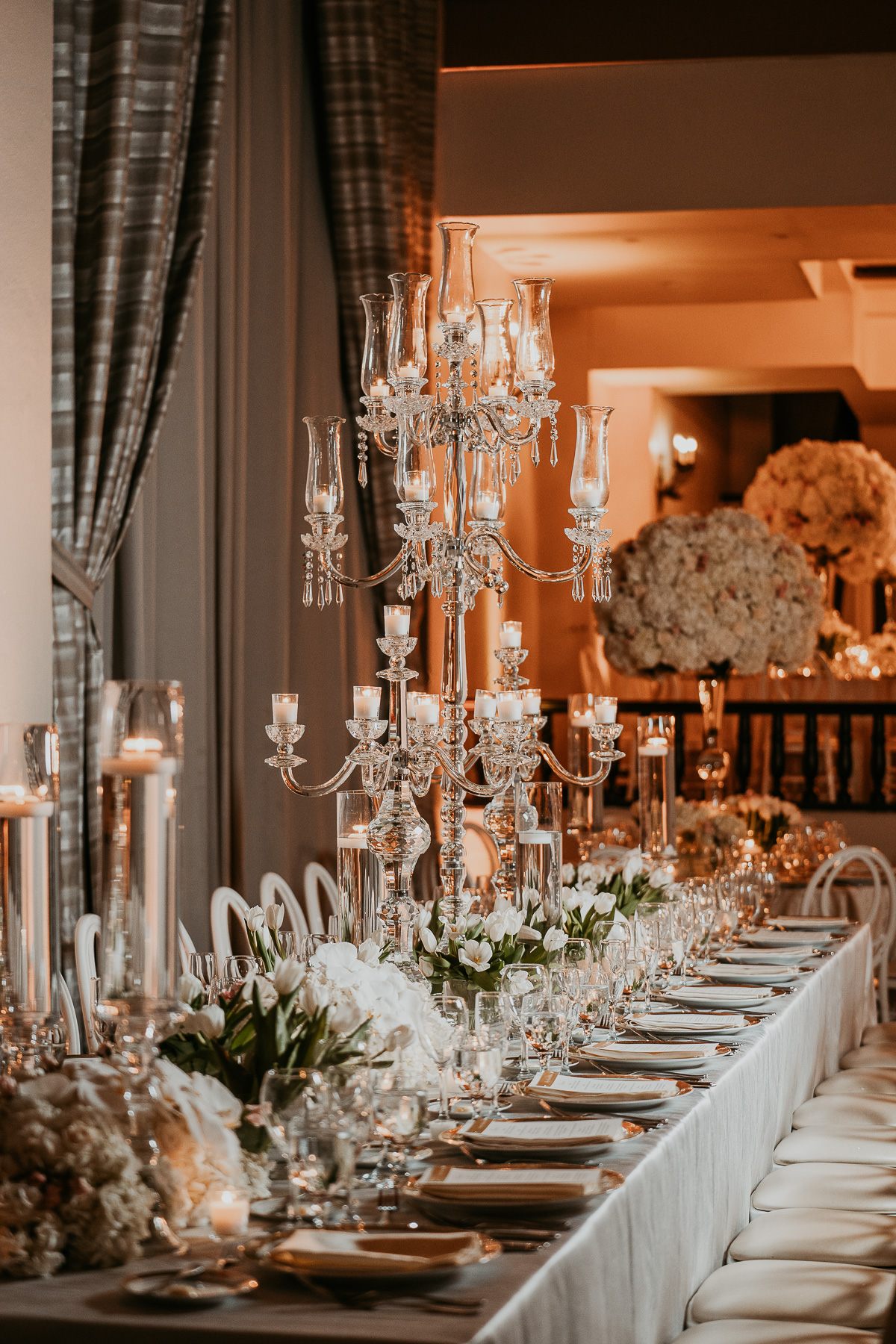 Wedding decor at Salon Campeche in Hotel El Convento.