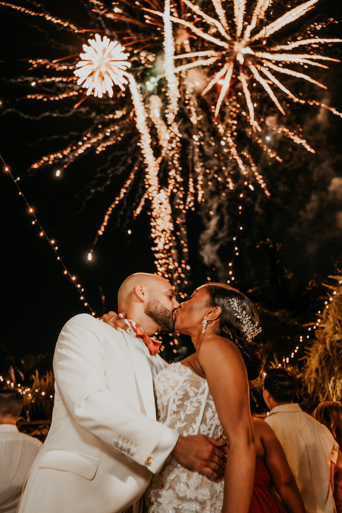 Fireworks at Hacienda Siesta Alegre Wedding.