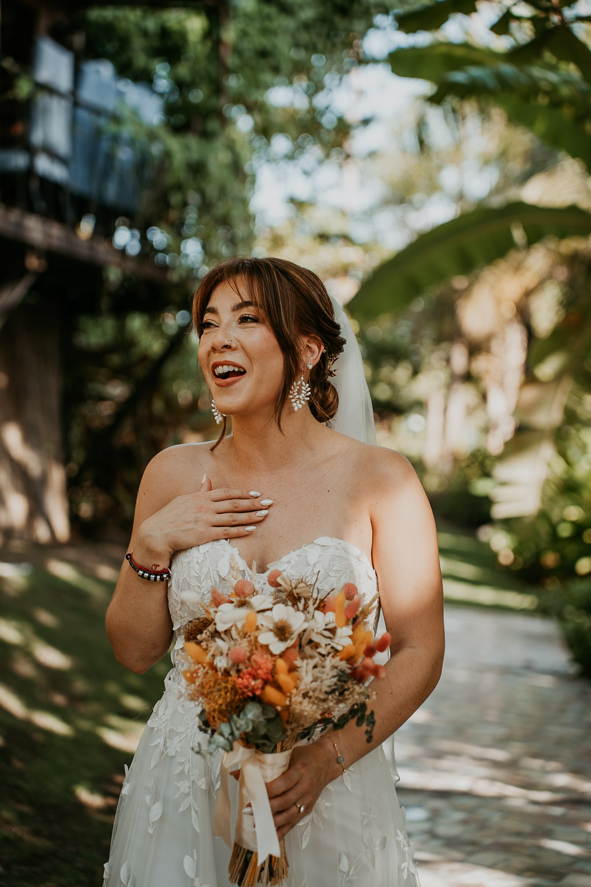 Lesbian Wedding at Hacienda Siesta Alegre, Puerto Rico 