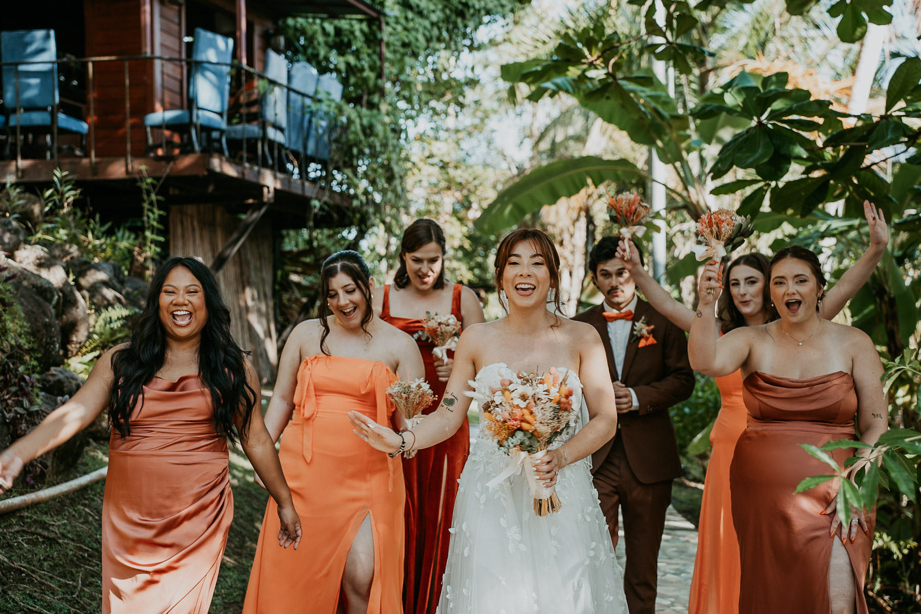 Lesbian Wedding at Hacienda Siesta Alegre, Puerto Rico 