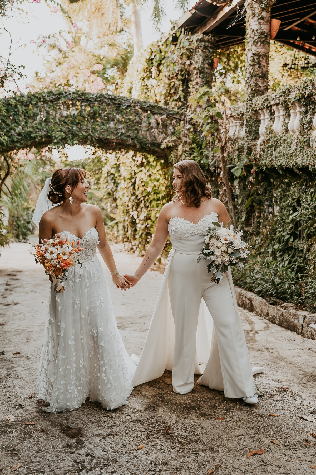 Lesbian Wedding at Hacienda Siesta Alegre, Puerto Rico 
