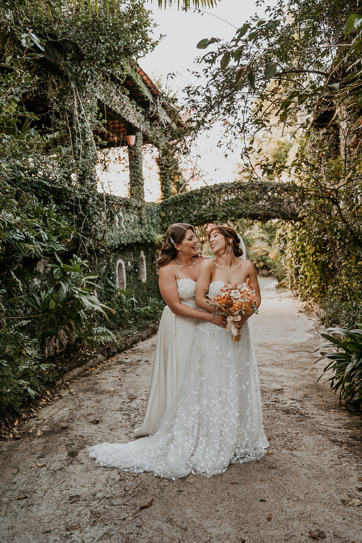 Lesbian Wedding at Hacienda Siesta Alegre, Puerto Rico 