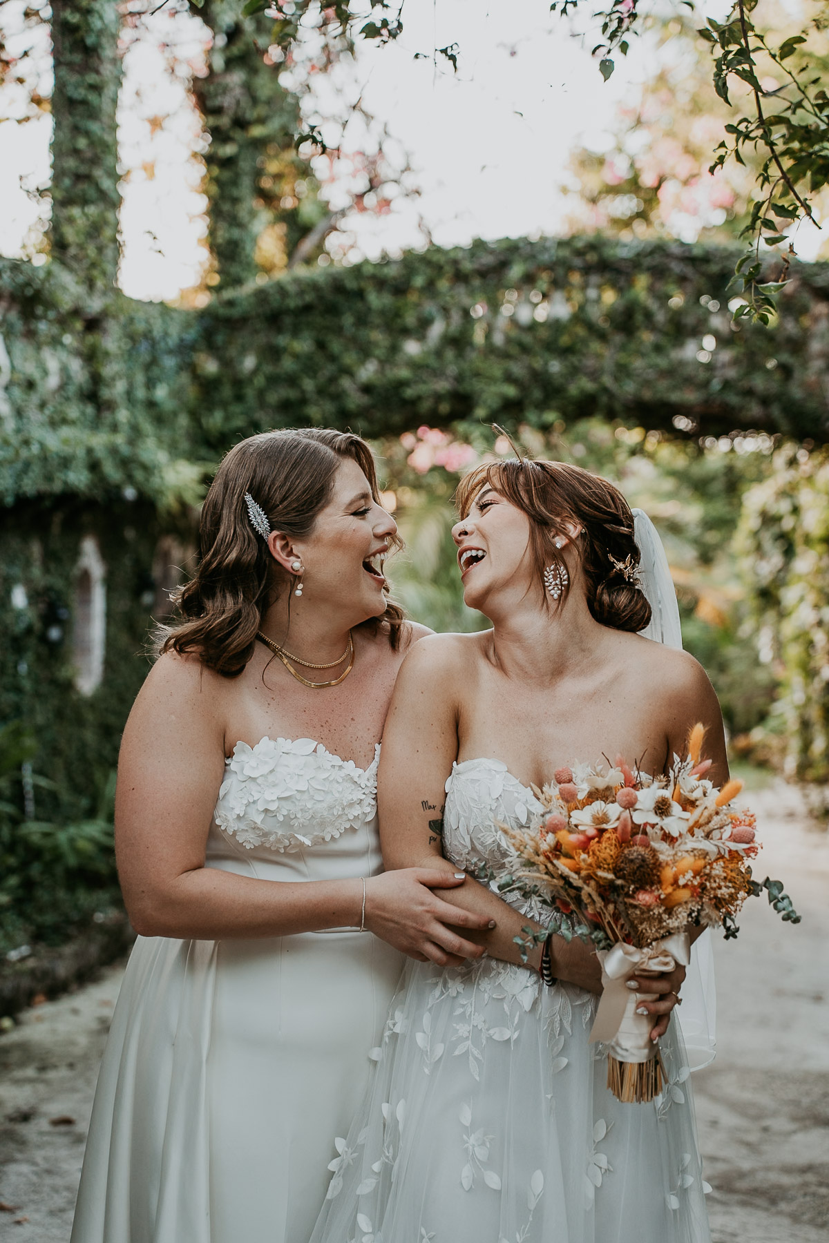 Lesbian Wedding at Hacienda Siesta Alegre, Puerto Rico 