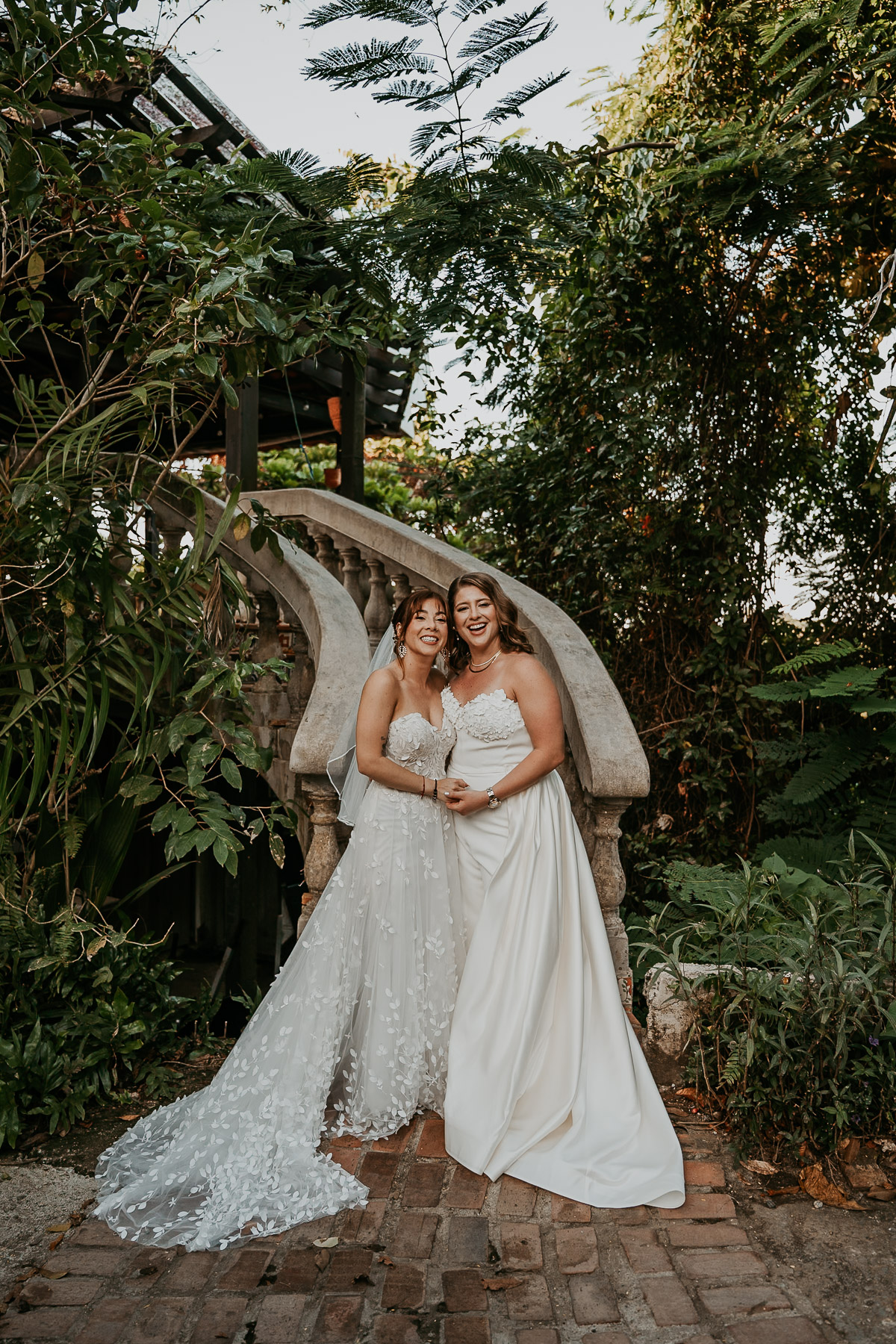 Lesbian Wedding at Hacienda Siesta Alegre, Puerto Rico 