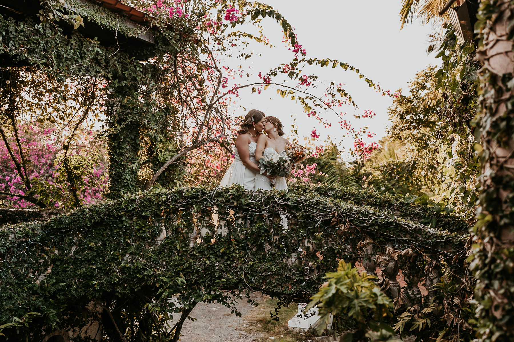 Lesbian Wedding at Hacienda Siesta Alegre, Puerto Rico 