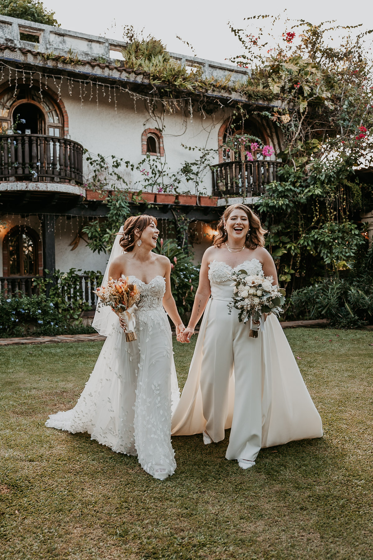 Lesbian Wedding at Hacienda Siesta Alegre, Puerto Rico 