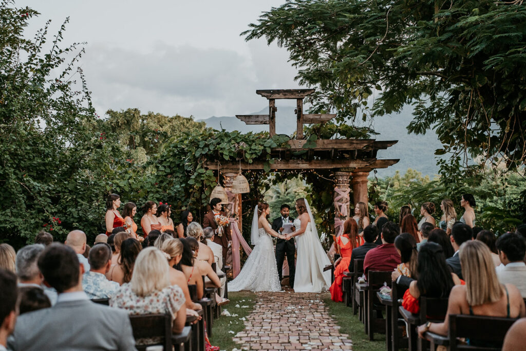 Lesbian Wedding at Hacienda Siesta Alegre, Puerto Rico