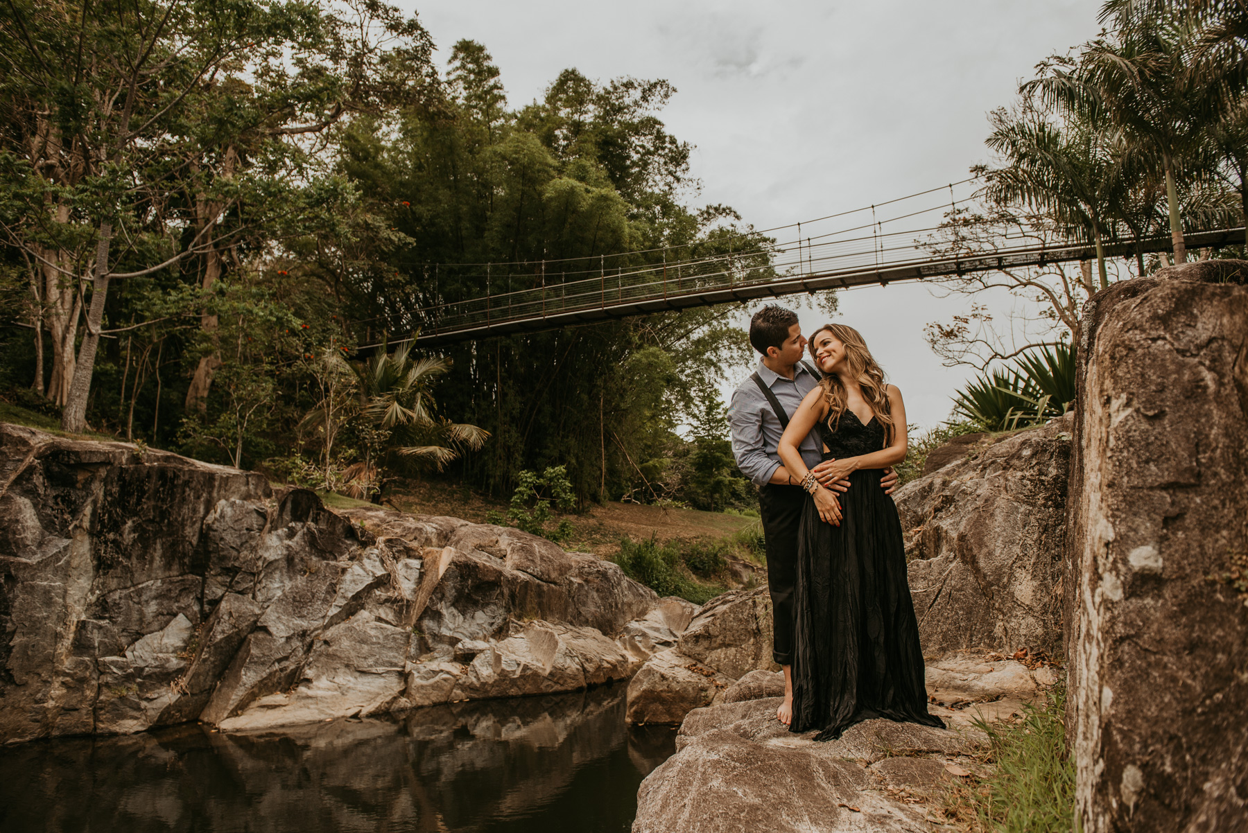 Love Story Engagement at Jardín Botánico of Caguas