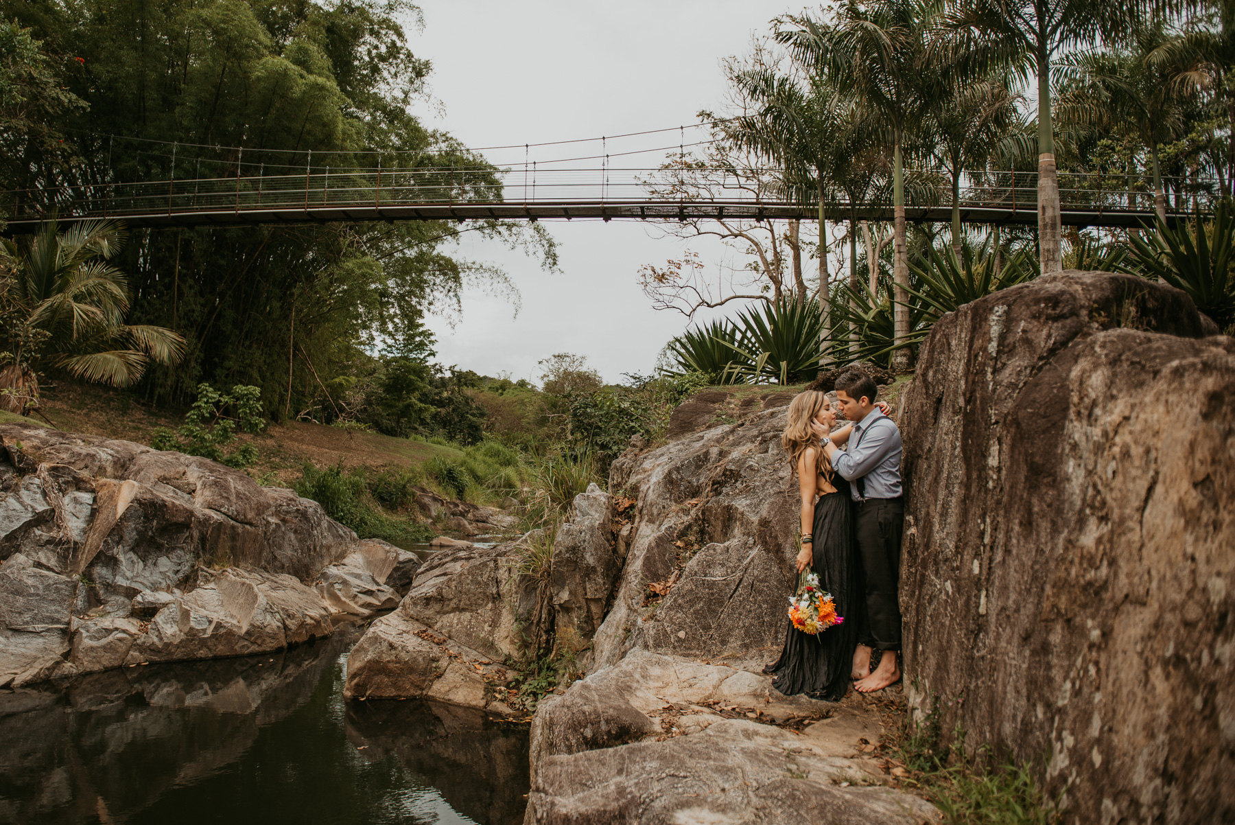 Love Story Engagement at Jardín Botánico of Caguas