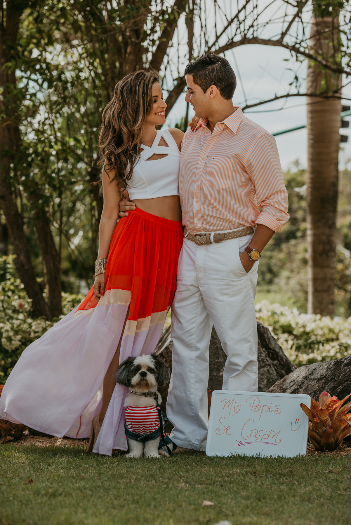 Love Story Engagement at Jardín Botánico of Caguas