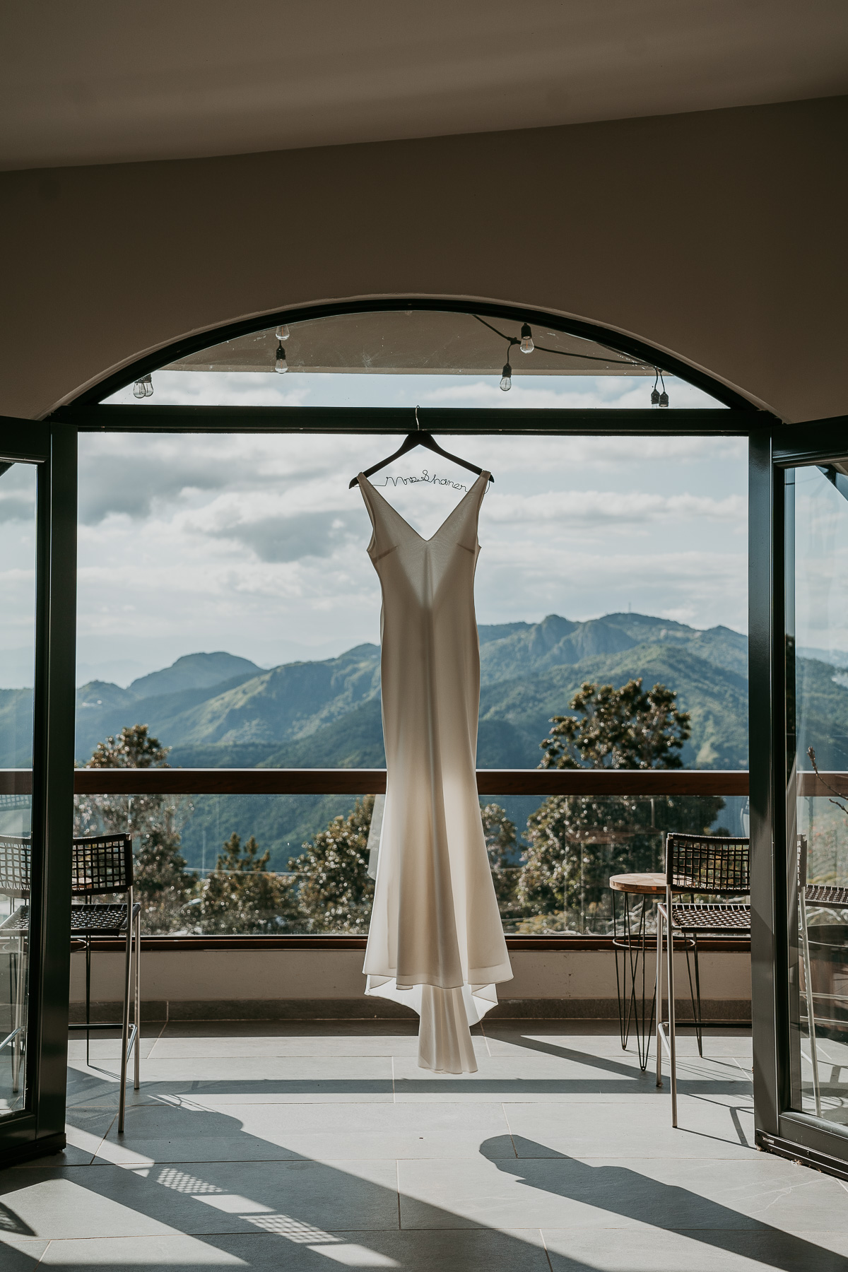 Bride dress at Puerto Rico Micro wedding