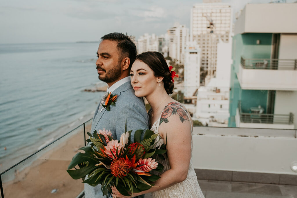 Multicultural La Concha Wedding Puerto Rico