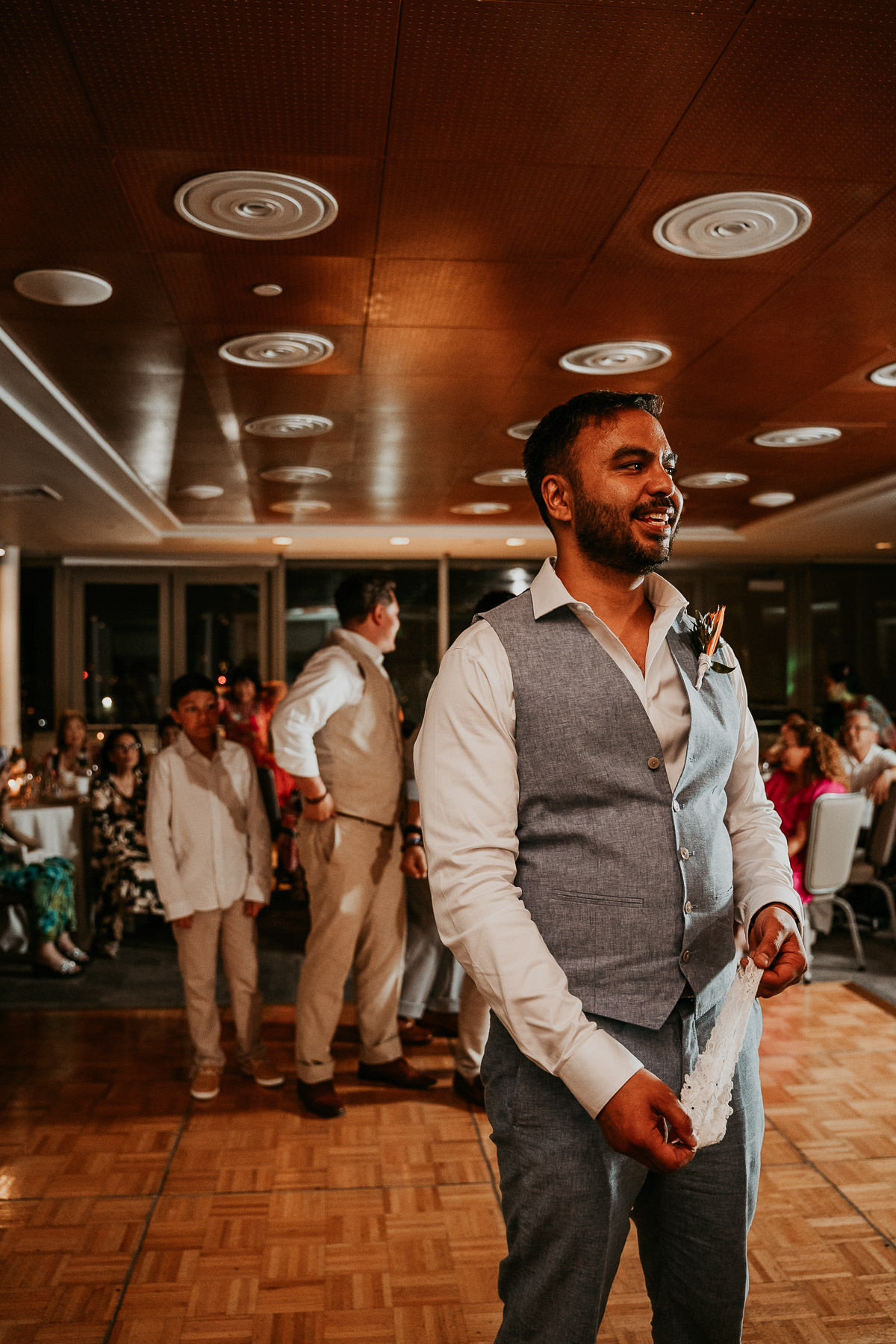 Multicultural La Concha Wedding Puerto Rico.