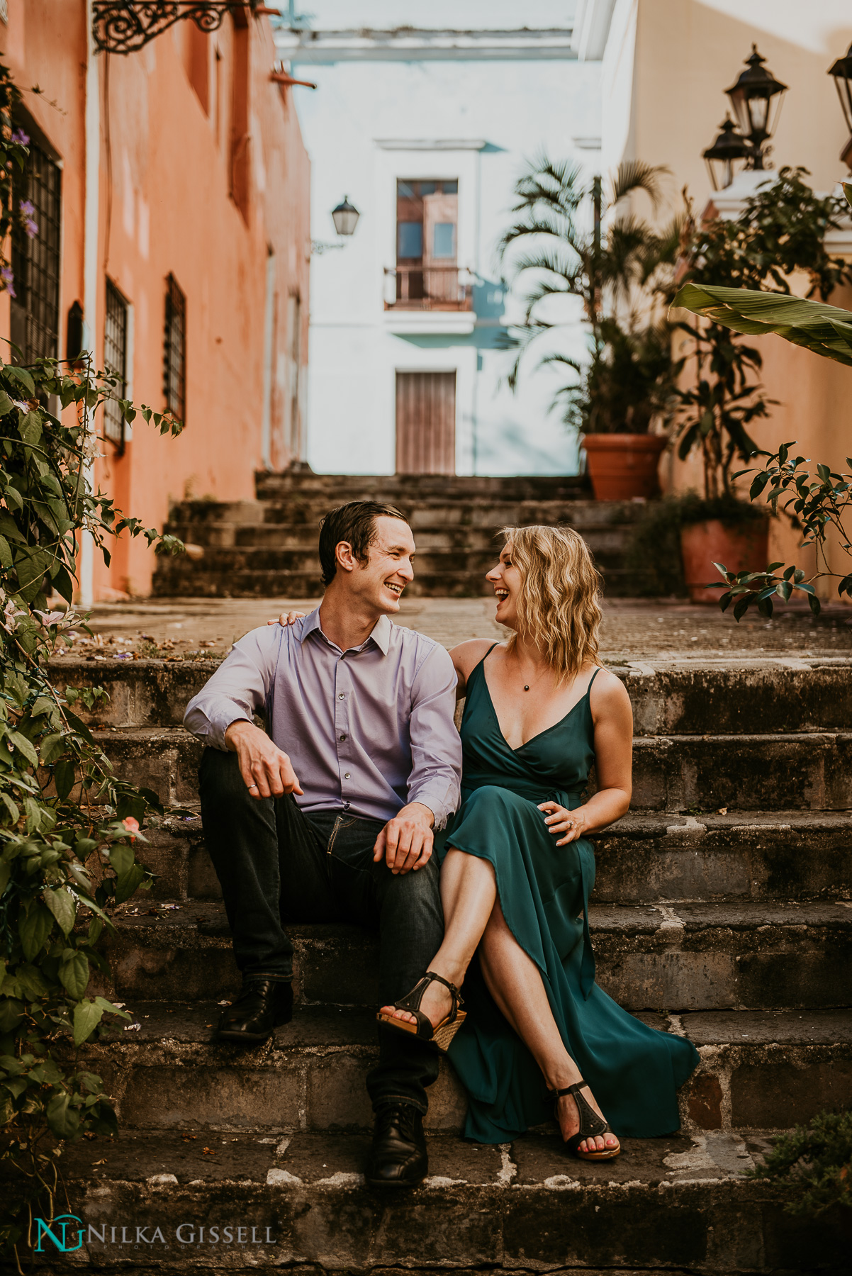 Old San Juan Engagement Couples Session