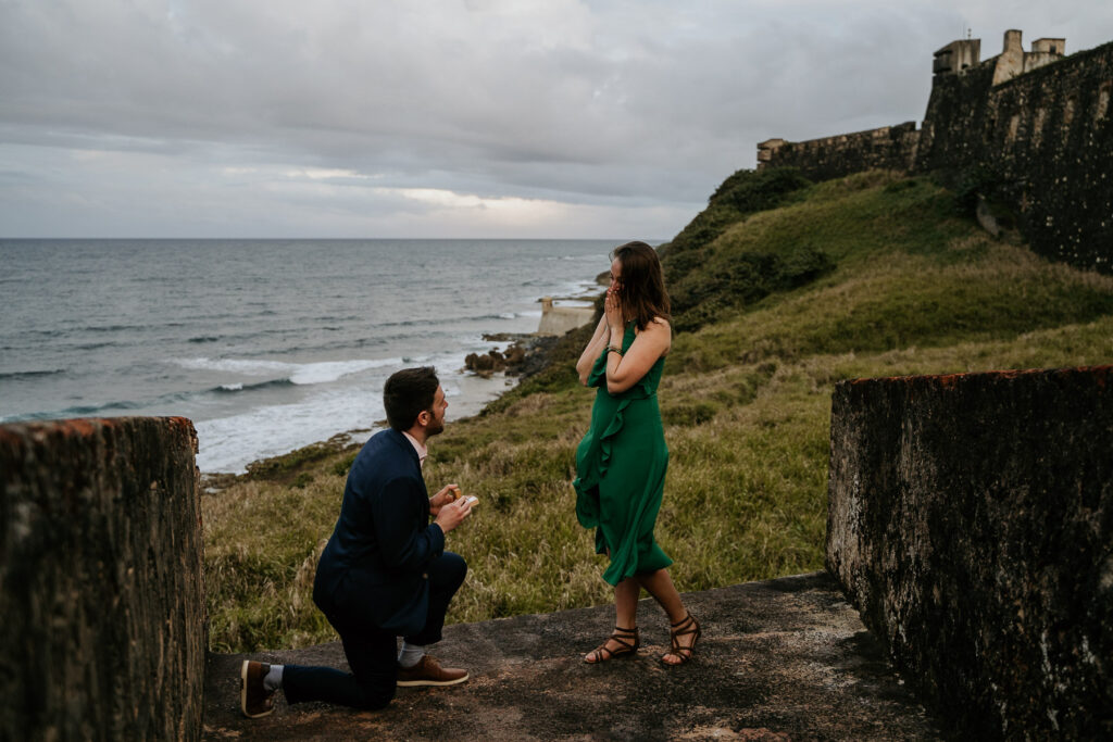 Planning a Surprise Proposal during Your Couples Session at Old San Juan Puerto Rico