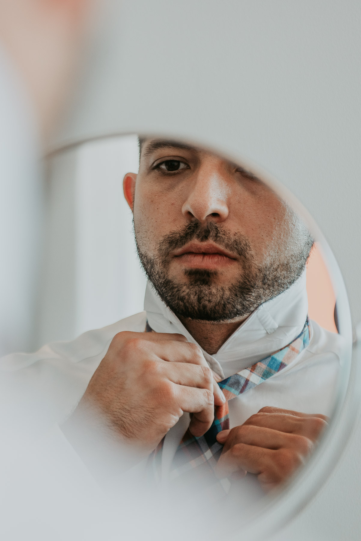 Groom getting ready at La Concha Resort