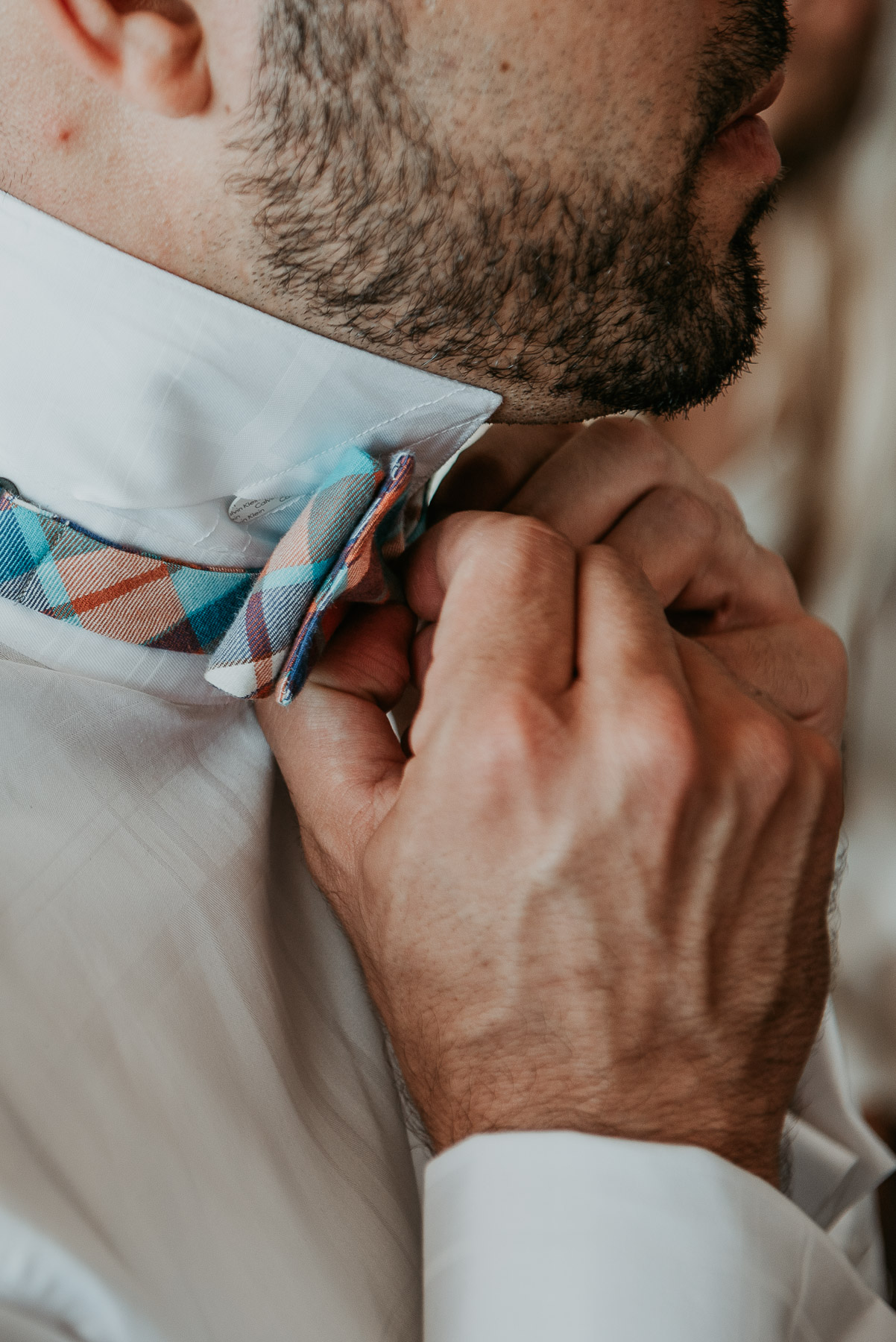 Groom getting ready at La Concha Resort