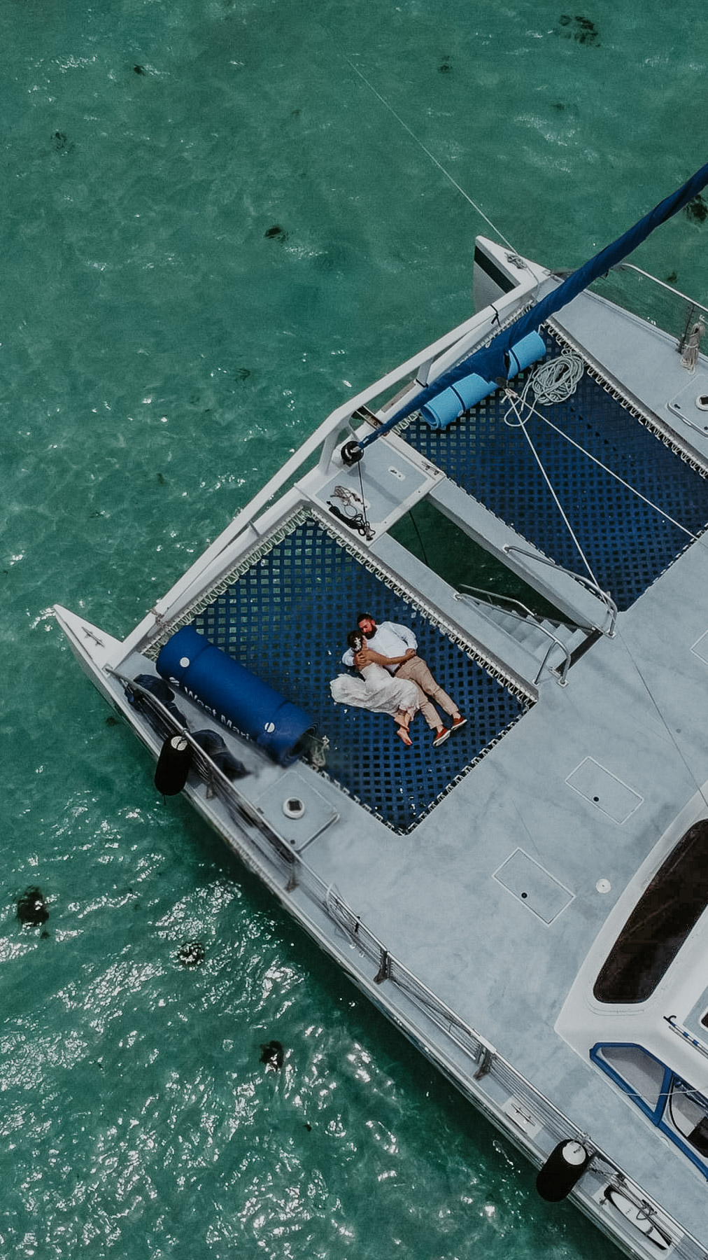 A Dreamy Puerto Rico Micro Wedding on a Catamaran Near Icacos Island 