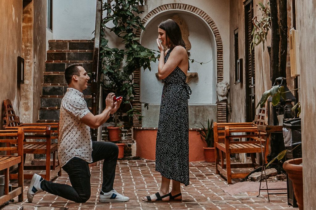 Puerto Rico Proposal Photographer at Old San Juan