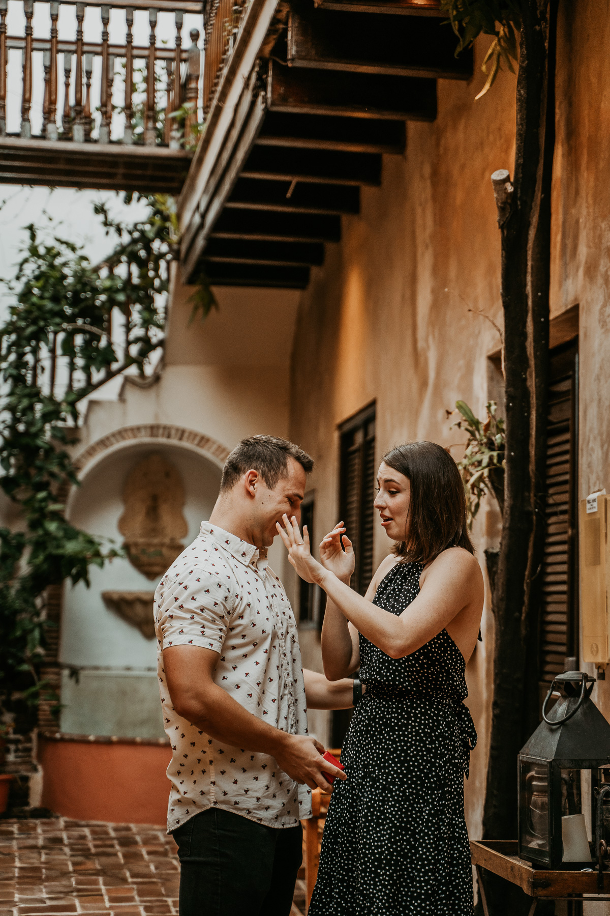 Puerto Rico Proposal Photographer at Old San Juan