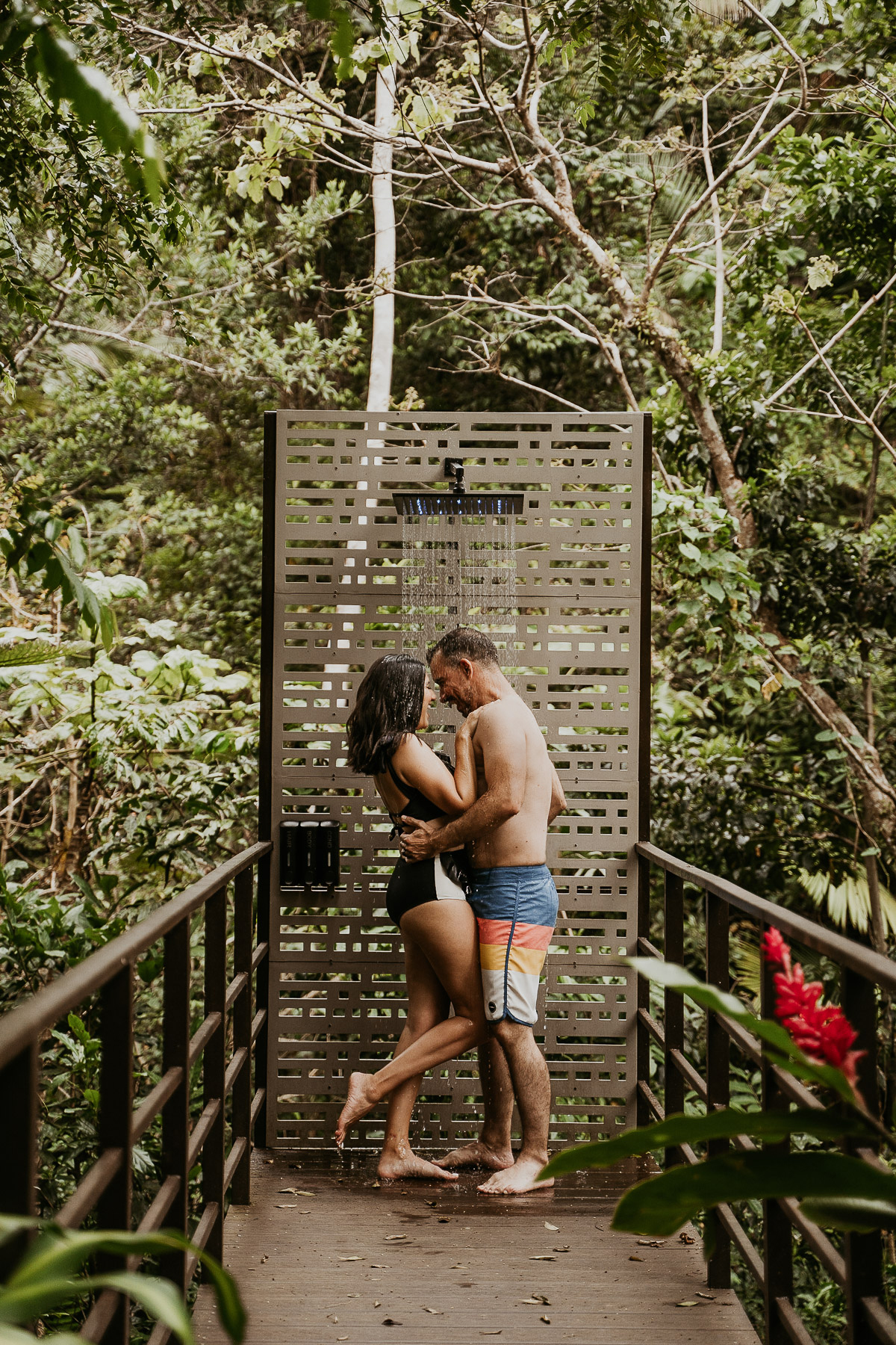 Couple session candid moment in Puerto Rico Mont Carpe Diem.