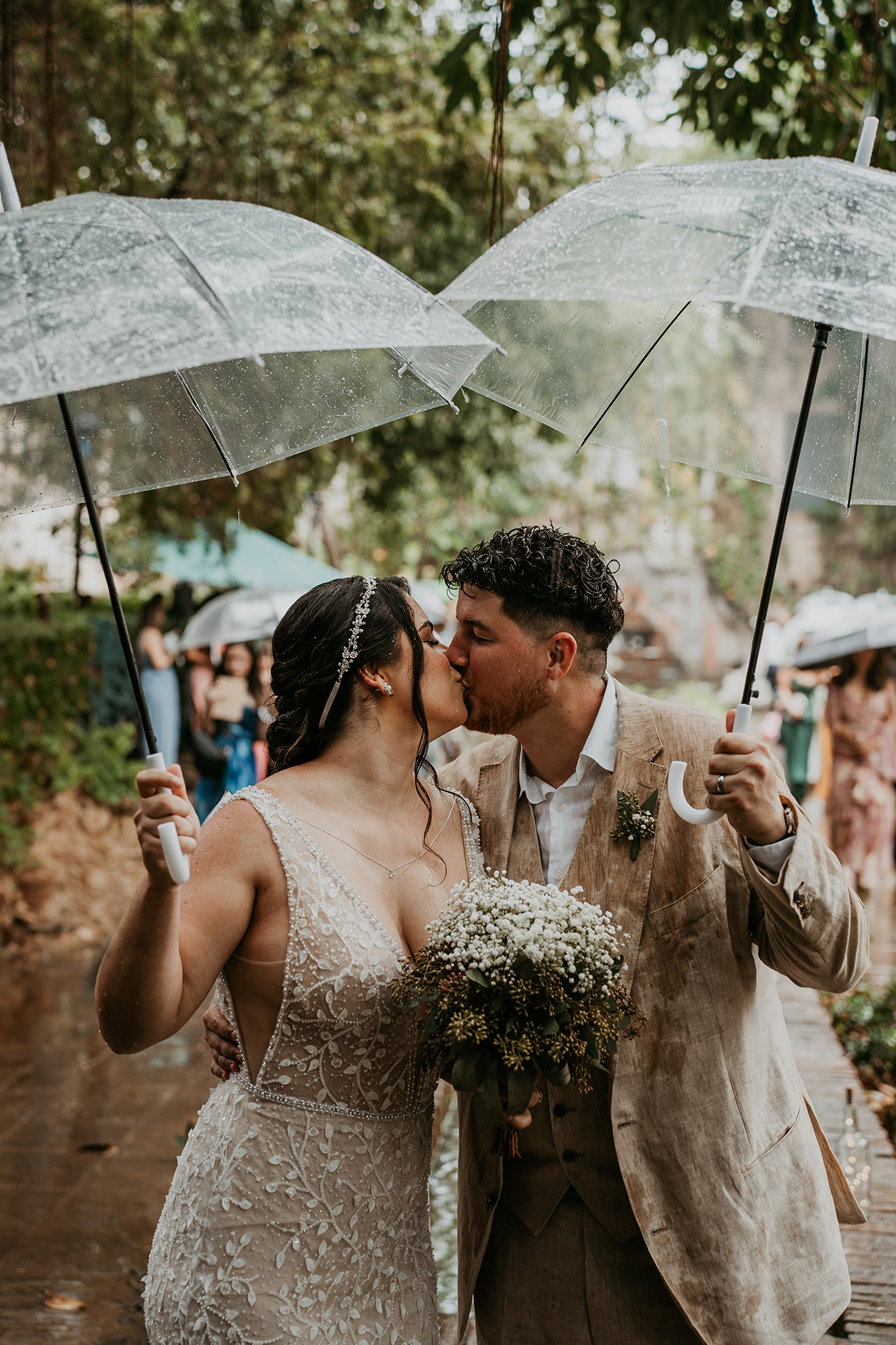 Rainy Day Wedding at Museo Casa Blanca in Old San Juan