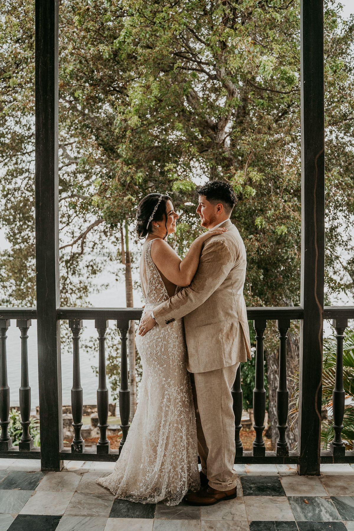 Rainy Day Wedding at Museo Casa Blanca in Old San Juan