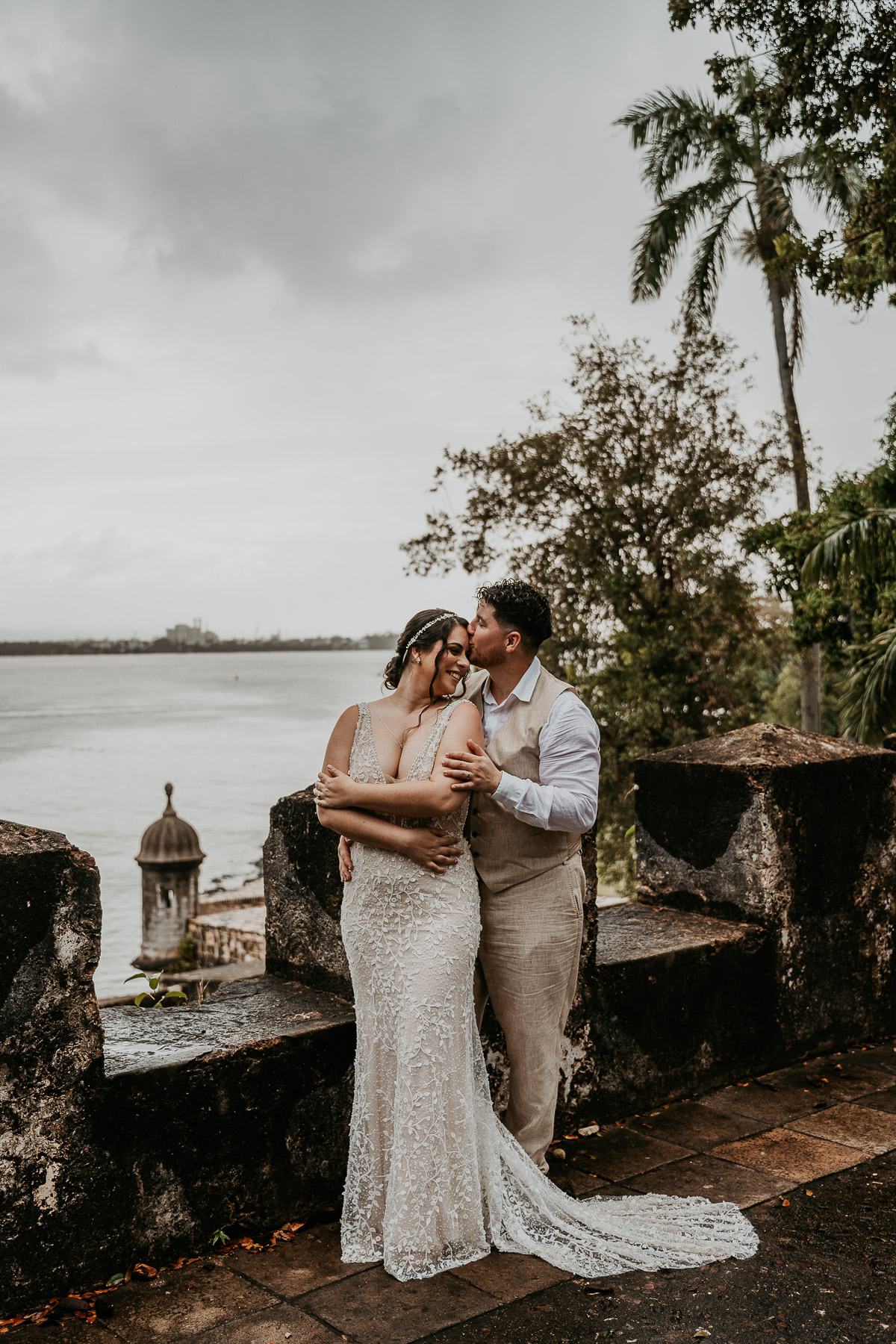 Rainy Day Wedding at Museo Casa Blanca in Old San Juan