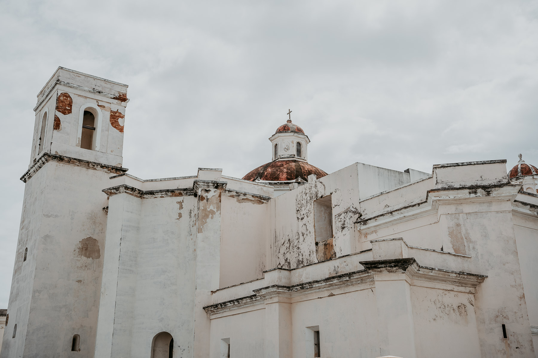 San Juan Catedral View at a Puerto Rico wedding