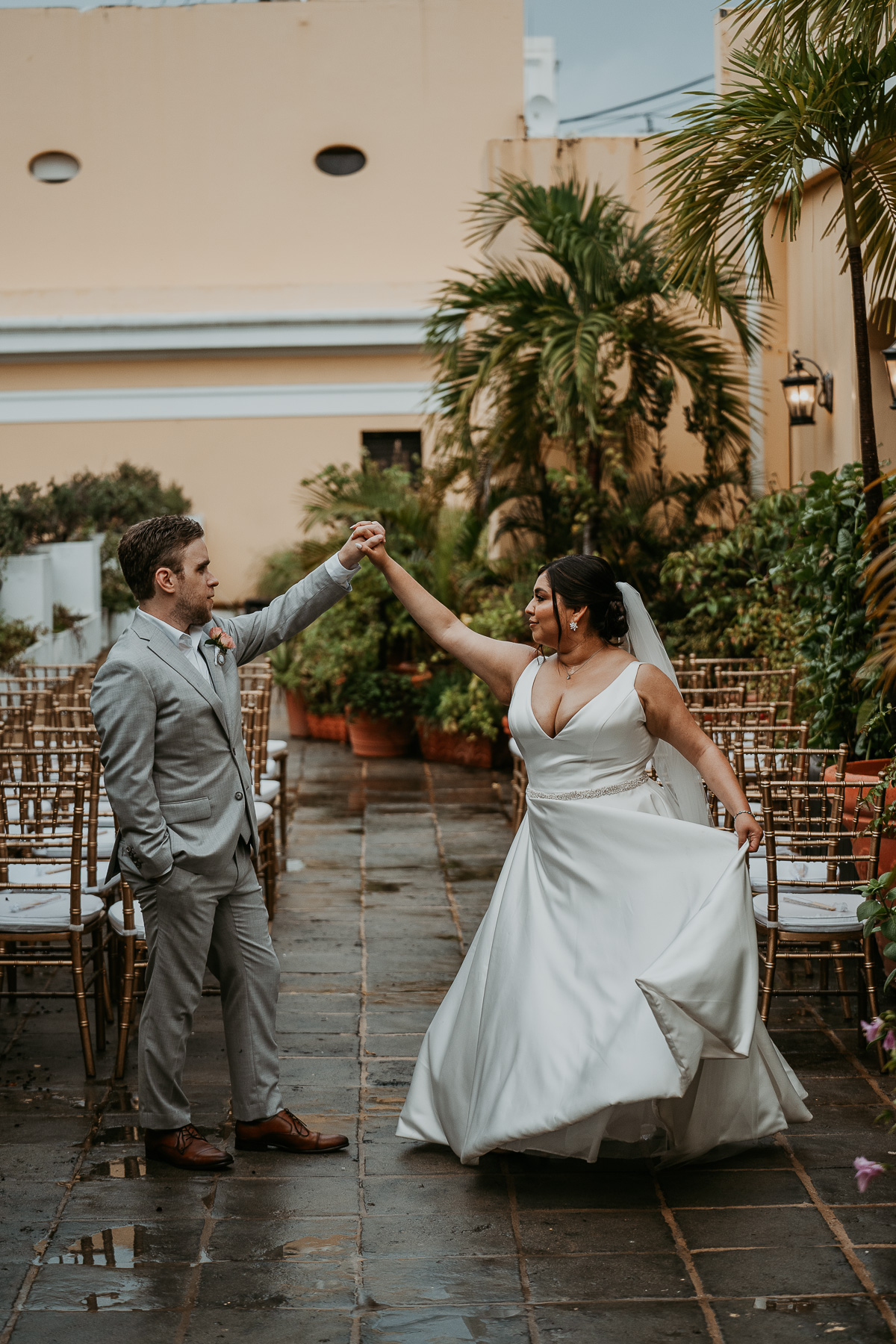 Rainy ny Day Micro Wedding at El Convento