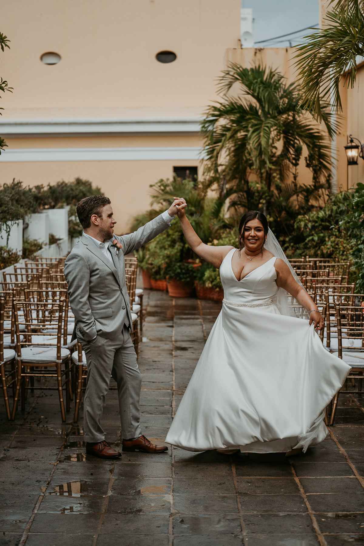 Rainy ny Day Micro Wedding at El Convento