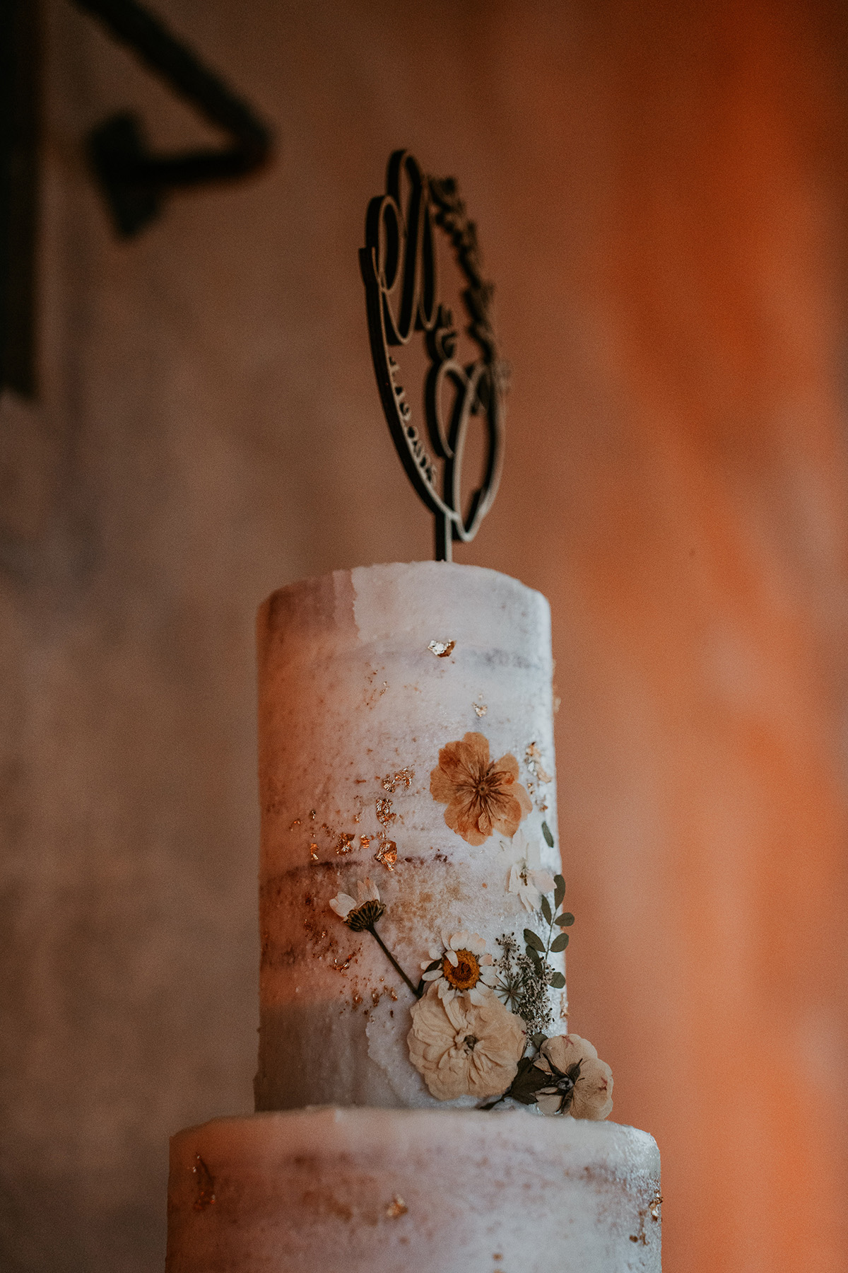 Wedding cake topper.