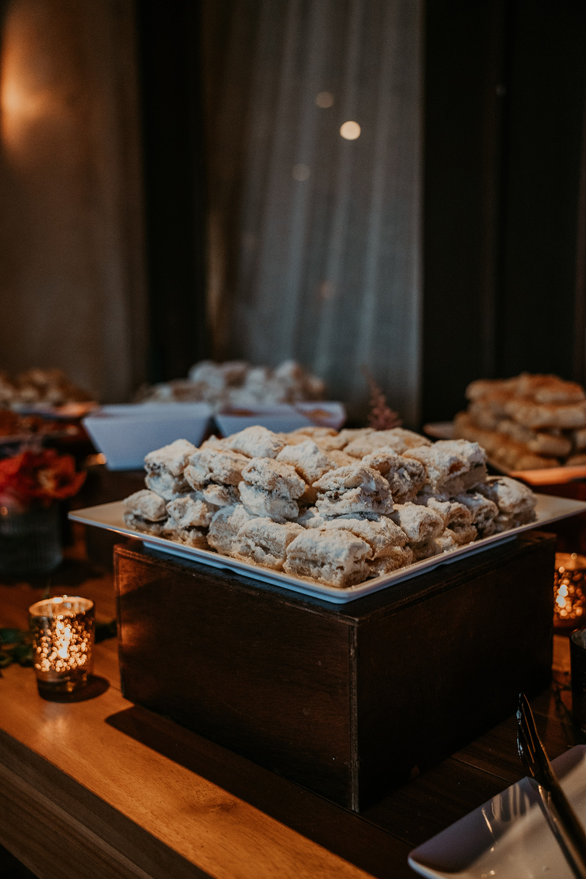 Traditional puertorrican pastries for Royal Isabela wedding.