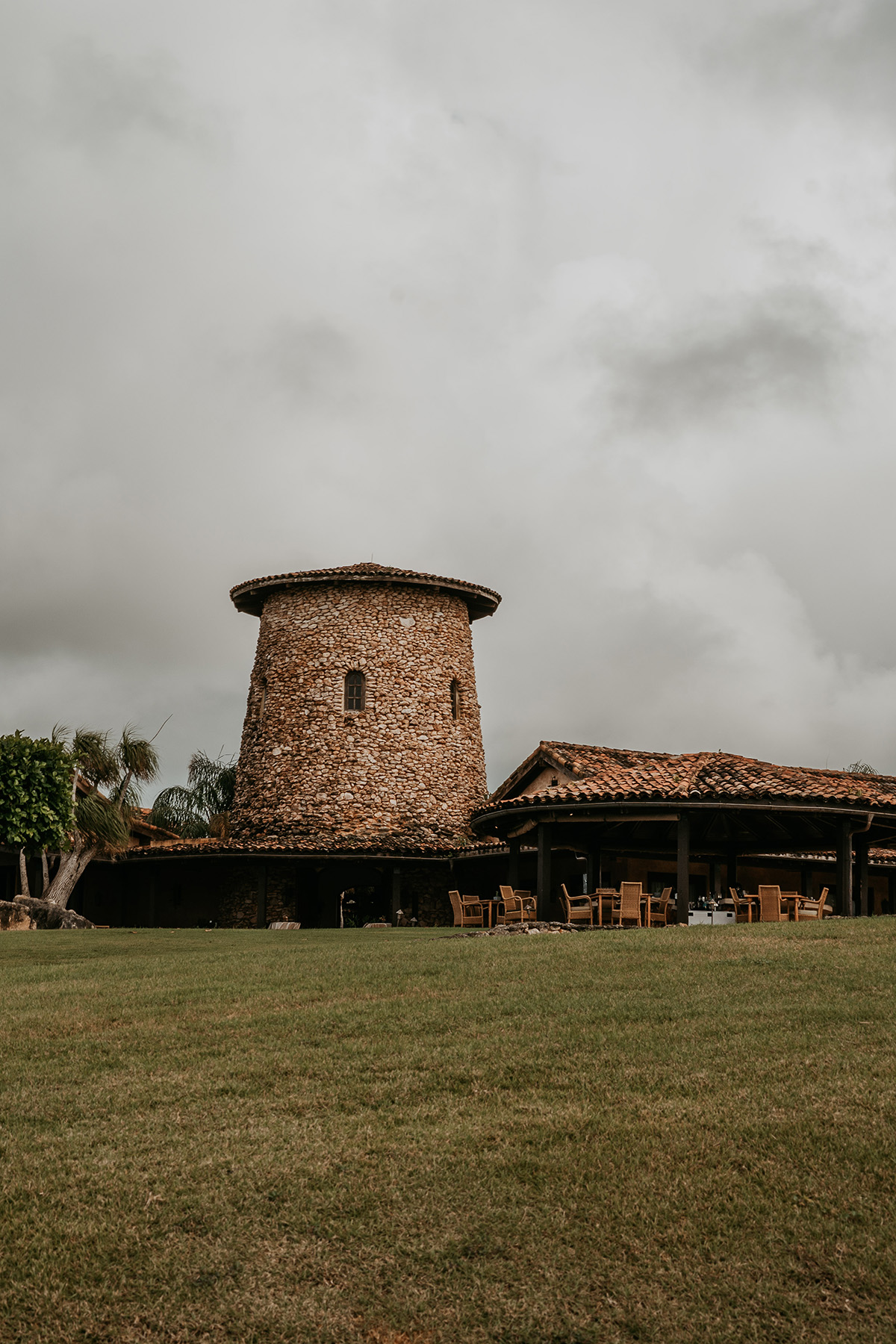 Cloudy rainy day at Royal Isabela.