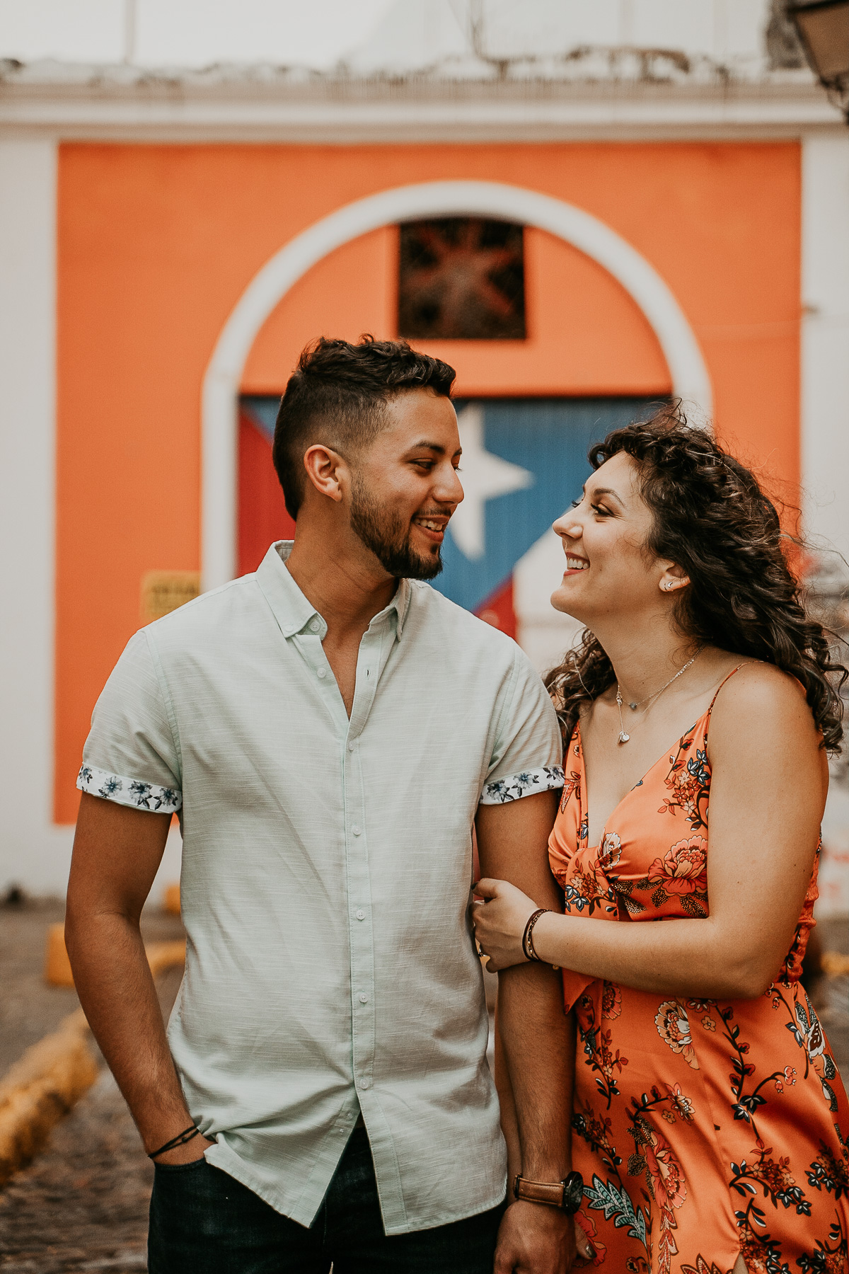 Old San Juan Engagement Session by Puerto Rico Wedding Photographer